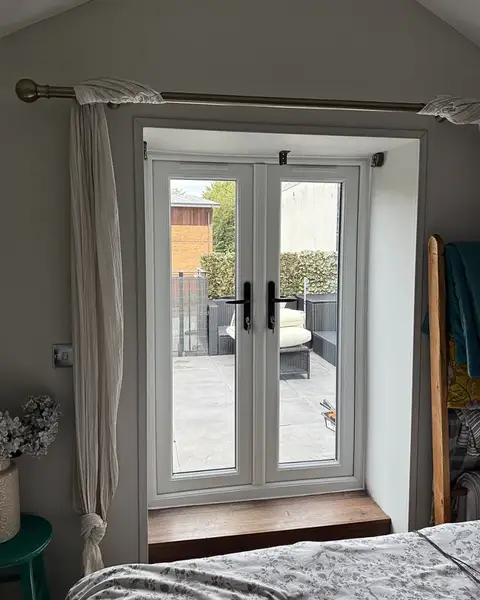 Before photo - Restoration Glazing door installation in Winchester