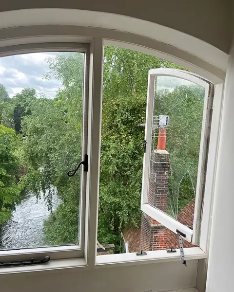 Before photo - Restoration Glazing wooden sash replacement in Basingstoke